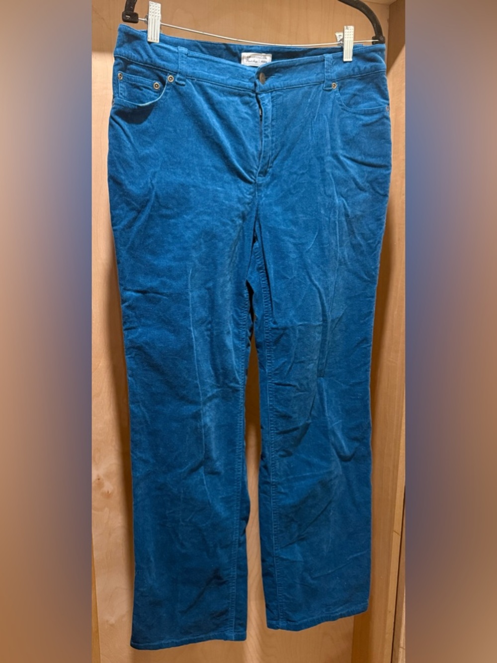 Charter Club Teal Corduroy Petite Pants Size 12